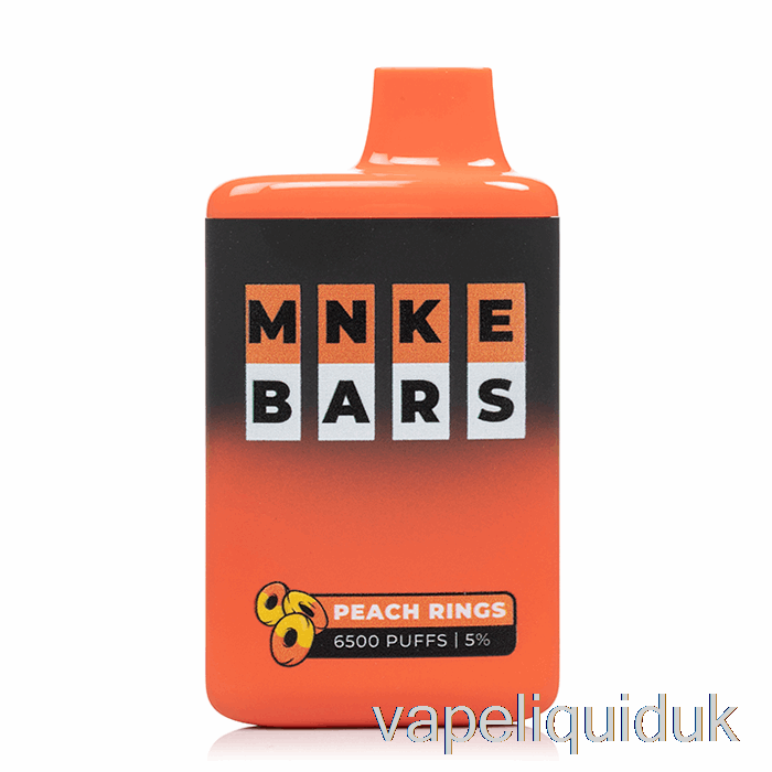 MNKE BARS 6500 Disposable Peach Rings Vape Juice